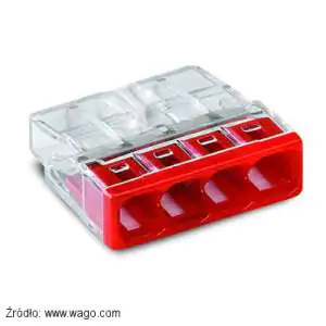 Szybkozłączka 2273-204 zakres 0,5 - 2,5 mm2 Wago szybkozłączka 2273-204