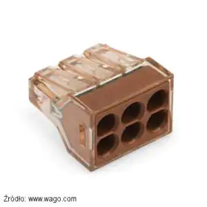 Wago szybkozłączka 773-606 zakres 1,5 - 4 mm2 Szybkozłączka Wago nr. 773-606