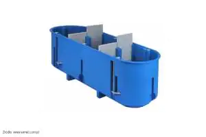 Potrójna głęboka puszka P3x60D serii Multibox produkcji Simet Potrójna głęboka puszka P3x60D serii Multibox Simet