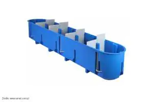 Pięciokrotna głęboka puszka P5x60D serii Multibox produkcji Simet Pięciokrotna głęboka puszka P5x60D serii Multibox Simet