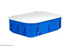 Sześciopolowa głęboka puszka P6x60DP z pokrywą serii Multibox produkcji Simet Sześciopolowa głęboka puszka P6x60DP z pokrywą serii Multibox Simet