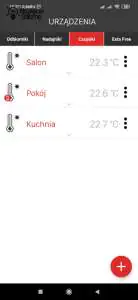Exta Life spis urządzeń sparowanych z kontrolerem - czujniki Exta Life spis urządzeń sparowanych z kontrolerem - czujniki
