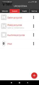 Exta Life spis urządzeń sparowanych z kontrolerem - nadajniki Exta Life spis urządzeń sparowanych z kontrolerem - nadajniki