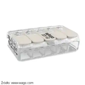 Wago szybkozłączka 221-485 do stref EX zakres 0,14 - 4 mm2 Szybkozłączka Wago do stref EX nr. 221-485