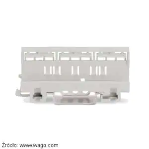 Wago adapter do montażu szybkozłączek serii 221 EX na płycie lub szynie TH35 Wago adapter do montażu szybkozłączek serii 221 EX na płycie lub szynie TS35