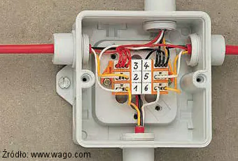 Wago przykład montażowy złączek serii 243 z pomocą adaptera 243-113 Wago przykład montażowy złączek serii 243 z pomocą adaptera 243-113
