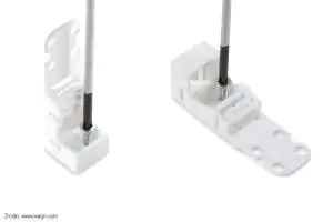 Adapter montażowy 221-502 do montażu szybkozłączek Wago serii 221 Wago adapter montażowy 221-502 do szybkozłączek serii 221