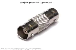 Przejście gniazdo BNC - gniazdo BNC Beczka - przejście gniazdo BNC - gniazdo BNC
