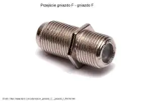 Przejście gniazdo F - gniazdo F Beczka - przejście gniazdo F - gniazdo F
