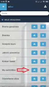 System Inteligentnego Domu Blebox, aplikacja wBox