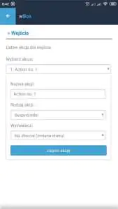 System Inteligentnego Domu Blebox, aplikacja wBox