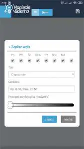 Blebox, widok w aplikacji wBox - automatyka Blebox, widok w aplikacji wBox - automatyka