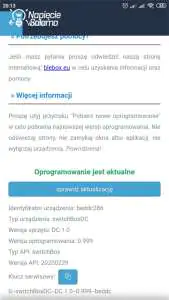 Blebox, widok w aplikacji wBox - ustawienia Bezprzewodowy system Smart Home po Wi-Fi Blebox
