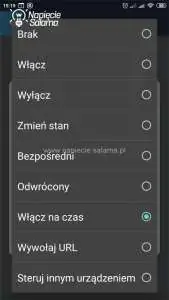 Blebox, widok w aplikacji wBox - ustawienia Bezprzewodowy system inteligentnego domu po Wi-Fi Blebox