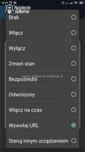 Blebox, widok w aplikacji wBox - ustawienia Bezprzewodowy system inteligentnego domu po Wi-Fi Blebox