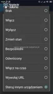 Blebox, widok w aplikacji wBox - ustawienia Bezprzewodowy system inteligentnego domu po Wi-Fi Blebox