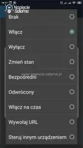Blebox, widok w aplikacji wBox - ustawienia Bezprzewodowy system inteligentnego domu po Wi-Fi Blebox