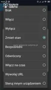 Blebox, widok w aplikacji wBox - ustawienia Bezprzewodowy system inteligentnego domu po Wi-Fi Blebox