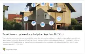 Smart Home, czy to realne w budynku z końcówki PRL Smart Home, czy to realne w budynku z końcówki PRL