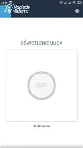 Blebox, widok w aplikacji wBox - ustawienia Bezprzewodowy system inteligentnego domu po Wi-Fi Blebox