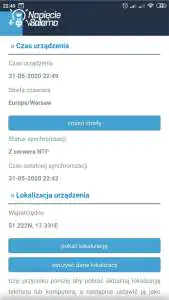 Blebox, widok w aplikacji wBox - ustawienia Bezprzewodowy system inteligentnego domu po Wi-Fi Blebox