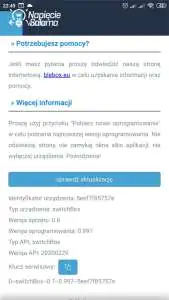 Blebox, widok w aplikacji wBox - ustawienia Bezprzewodowy system inteligentnego domu po Wi-Fi Blebox