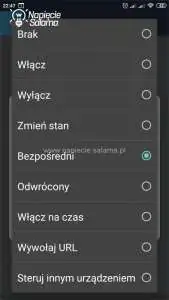 Blebox, widok w aplikacji wBox - ustawienia Bezprzewodowy system inteligentnego domu po Wi-Fi Blebox