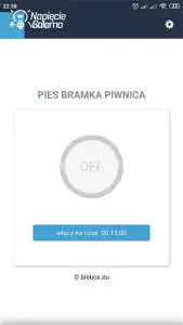 Blebox, widok w aplikacji wBox - ustawienia Bezprzewodowy system inteligentnego domu po Wi-Fi Blebox