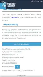 Blebox, widok w aplikacji wBox - ustawienia Bezprzewodowy system Smart Home po Wi-Fi Blebox