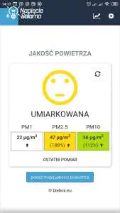 SMOG czujnik jakości powietrza Blebox airSensor