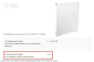 Eaton Rozdzielnica modułowa 2x12 KLV-24UPS-F 178816 Wytrzymałość napięciowa rozdzielnica modułowa 2x12 KLV-24UPS-F 178816 Eaton