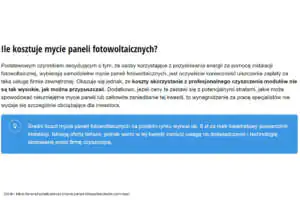 Ile kosztuje mycie paneli PV? Ile kosztuje mycie instalacji fotowoltaicznej?