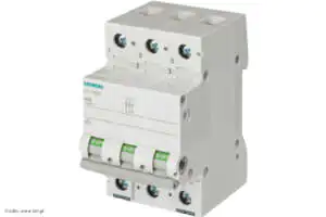 Rozłącznik modułowy 63A 3P 440V 5TL1363-0 Siemens Siemens Rozłącznik modułowy 63A 3P 440V 5TL1363-0