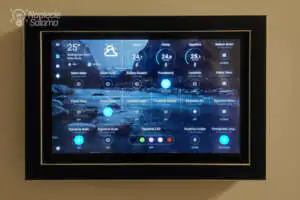 Wizualizacja wykonana za pomocą HomeHabit Tablet z wizualizacją HomeHabit