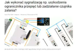 Jak wykonać prosty system zdalnego powiadomienia o wykryciu zalania? Jak wykonać zdalną sygnalizację uruchomienia systemu przeciwzalaniowego?