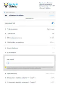 Smart termostat daje możliwość ustawiania czasu kontroli temperatury Termostat thermoBox umożliwia indywidualne ustawienie częstotliwości dokonywania pomiarów temperatury