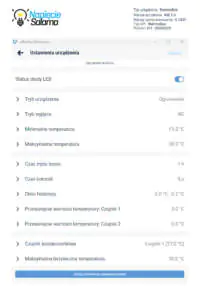 Ustawienia termostatu Blebox Inteligentny termostat Blebox - ustawienia urządzenia