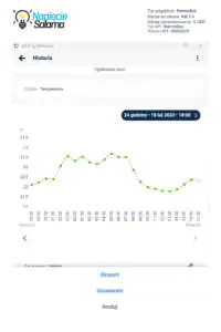 Eksport danych z termostatu Blebox Inteligentny termostat Blebox umożliwia eksport temperatur z dowolnego okresu czasu