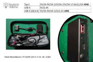 V-TAC Gniazda USB w panelach VT-10160 Nr. ref. 11566 VT-10240 Nr. ref. 11565 Gniazda USB w panelach VT-10240 Nr. ref. 11565 VT-10160 Nr. ref. 11566 V-TAC