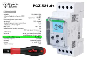 Z jaką siłą dokręcać zaciski zegara programowalnego? Zaciski zegara programowalnego należy dokręcać z odpowiednim momentem podanym w dokumentacji producenta