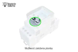 Zegary sterujące F&F mają możliwość zabezpieczenia dostępu do programu za pomocą plomby Zegary programowalne F&F mają możliwość zabezpieczenia pląbą
