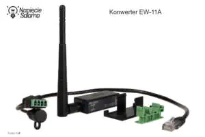 Komunikacja RS-485 do sieci LAN dzięki konwerterowi EW-11A Konwerter Wi-Fi EW-11A komunikacja RS-485 do sieci LAN