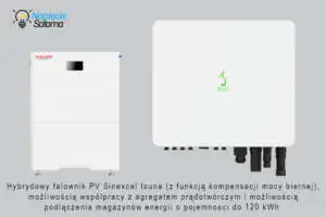 Falownik hybrydowy Sinexcel Isuna z kompensacją mocy biernej - Piotr Bibik Hybrydowy falownik PV Sinexcel Isuna z funkcją kompensacji mocy biernej i obsługą magazynów energii
