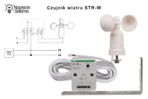 Automatyka rolet a ochrona przed upałem - czujnik wiatru
