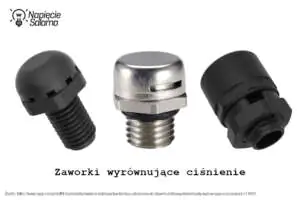 Wyrównanie ciśnienia w obudowie rozdzielnicy jako ochrona przed wilgocią i kondensacją Zaworki wyrównujące ciśnienie montowane w obudowach rozdzielnic, elementy ograniczające kondensację wilgoci